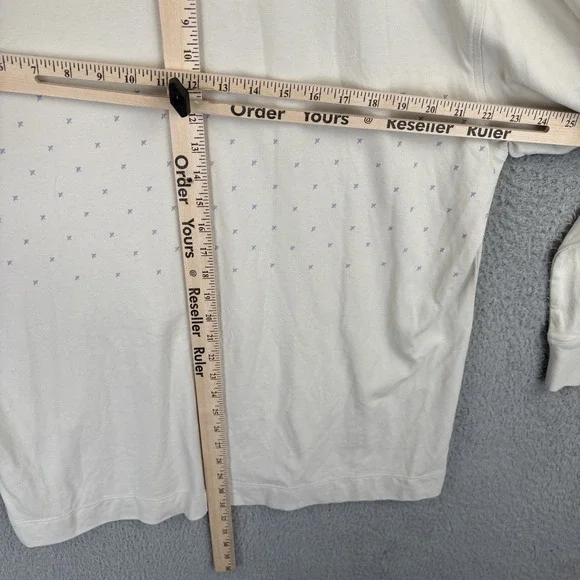 Bad Birdie Reflecting Pond Long Sleeve Polo Shirt Mens XL Beige Golf - Picture 7 of 8